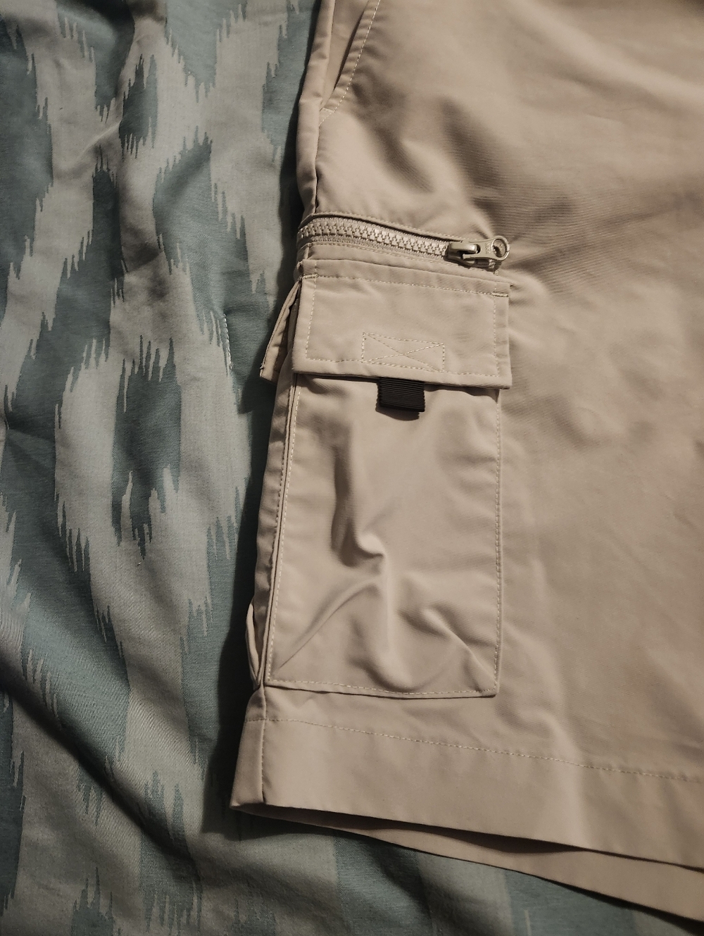 Tilley Shorts Beige Cargo Hiking Outdoor Travel Safari Utility Pockets Men's Siz - Picture 3 of 7